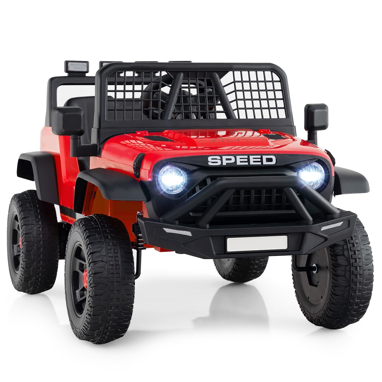 Kids Electric Ride-On Car 24V Battery LED Lights Music Remote Control